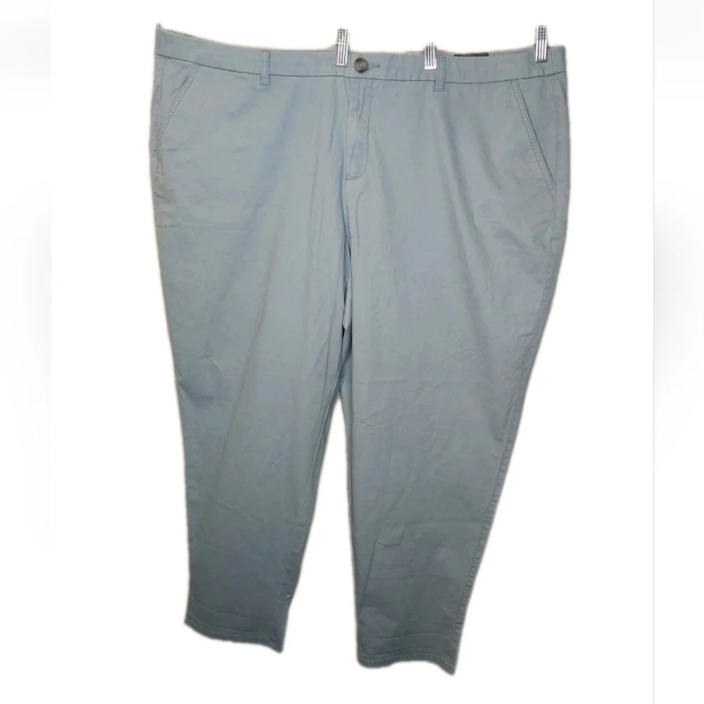Lane Bryant Boyfriend Allie Pants Woman Plus Sz 28W Blue Stretch Twill Ankle Nwt